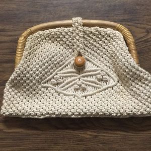 Vintage Mister Ernest Macrame Clutch